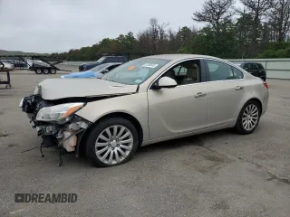 2012 Buick Regal Premium 1 with VIN 2G4GS5EK8C9184514, listed as a Copart auction lot 61380945 with 111,676 mi miles and Salvage title. Bid and sale history available at DreamBid. Image 1.