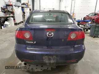 2005 Mazda 3 i with VIN JM1BK12F451224352, listed as a Copart auction lot 44708585 with 156,698 mi miles and Salvage Title. Bid and sale history available at DreamBid. Image 6.