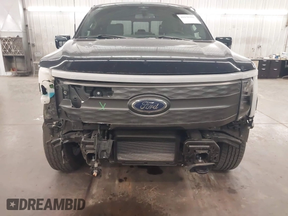 2023 Ford F-150 Lightning Pro with VIN 1FTVW1EL4PWG22900, listed as a IAAI auction lot 42139391 with 6,569 mi miles and . Bid and sale history available at DreamBid. Image 6.
