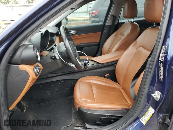 2018 Alfa Romeo Giulia Ti Sport with VIN ZARFAECN2J7577431, listed as a Copart auction lot 72540954 with 157,078 mi miles and Salvage Title. Bid and sale history available at carsss.com. Image 7.