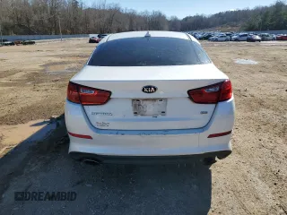 2014 Kia Optima LX z VIN KNAGM4A73E5458757, wystawiony jako Copart lot #53807505 z przebiegiem 144 782 mil mil oraz Szkoda całkowita • Salvage title. Historia ofert i sprzedaży dostępna na DreamBid. Obrazek 6.