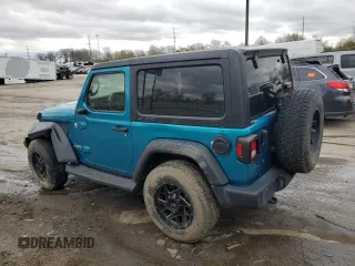 2020 Jeep Wrangler Sport S with VIN 1C4GJXAN3LW202881, listed as a Copart auction lot 53706335 with 47,743 mi miles and Salvage title. Bid and sale history available at DreamBid. Image 2.