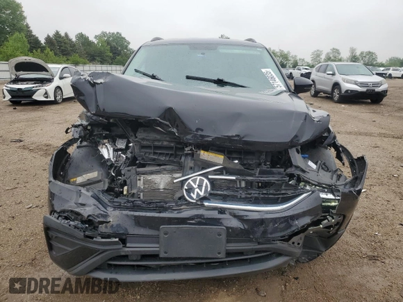 2022 Volkswagen Tiguan S z VIN 3VV0B7AX9NM058029, wystawiony jako Copart lot #57146035 z przebiegiem 40 070 mil mil oraz Szkoda całkowita • Salvage title. Historia ofert i sprzedaży dostępna na DreamBid. Obrazek 5.