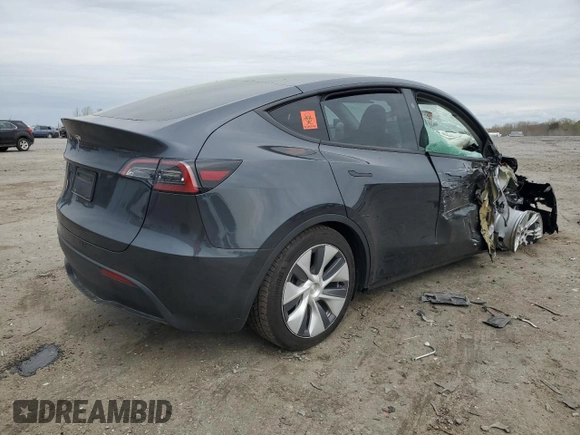 2024 Tesla Model Y с VIN 7SAYGDED1RF092027, выставлен на аукционе Copart как лот 51655485 с пробегом 22 010 миль миль и Списание • Salvage title. История ставок и продаж доступна на DreamBid. Изображение 3.