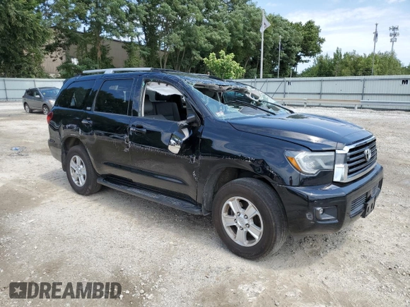 2019 Toyota Sequoia SR5 with VIN 5TDBY5G14KS173520, listed as a Copart auction lot 63435404 with 140,808 mi miles and Salvage Title. Bid and sale history available at carsss.com. Image 4.