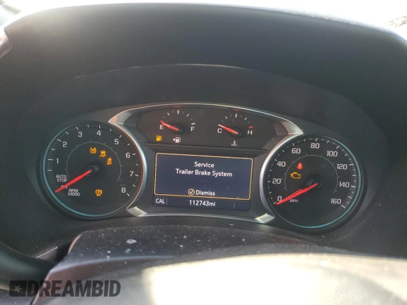2019 Chevrolet Equinox Premier with VIN 2GNAXYEX8K6296214, listed as a Copart auction lot 46095905 with 112,743 mi miles and Salvage Title. Bid and sale history available at carsss.com. Image 9.