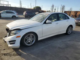 2013 Mercedes-Benz C-Class C 350 Sport with VIN WDDGF5HB6DR267263, listed as a Copart auction lot 46089445 with 89,391 mi miles and Salvage Title. Bid and sale history available at carsss.com. Image 1.