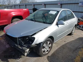 2009 Kia Spectra EX with VIN KNAFE221495617346, listed as a IAAI auction lot 41836957 with 174,176 mi miles. Bid and sale history available at carsss.com. Image 17.
