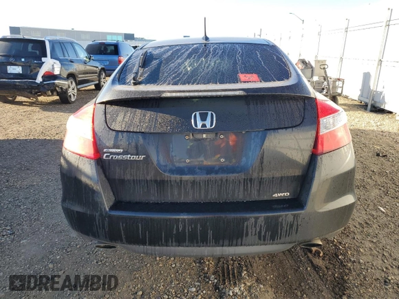 2010 Honda Accord Crosstour EX-L with VIN 5J6TF2H50AL800444, listed as a Copart auction lot 75496834 with Not Provided miles and Salvage Title. Bid and sale history available at carsss.com. Image 6.