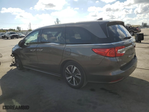 2018 Honda Odyssey Elite with VIN 5FNRL6H99JB092359, listed as a Copart auction lot 44240545 with 112,015 mi miles and Salvage Title. Bid and sale history available at carsss.com. Image 2.