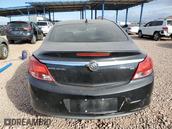 2011 Buick Regal CXL RL6 with VIN W04GU5GC5B1007565, listed as a Copart auction lot 89257555 with 110,632 mi miles and Salvage Title. Bid and sale history available at carsss.com. Image 6.