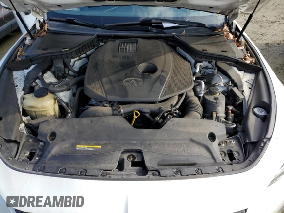 2017 Infiniti Q60 Premium with VIN JN1CV7EK2HM111111, listed as a Copart auction lot 44327985 with 83,511 mi miles and Salvage title. Bid and sale history available at DreamBid. Image 11.