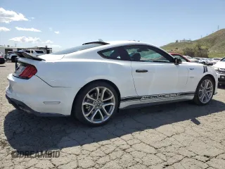 2022 Ford Mustang GT with VIN 1FA6P8CF9N5136633, listed as a Copart auction lot 51869985 with 34,974 mi miles and Salvage Title. Bid and sale history available at carsss.com. Image 3.