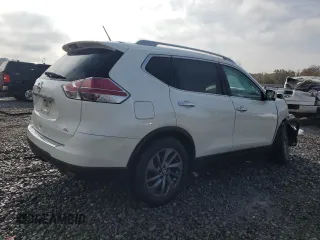 2016 Nissan Rogue SL with VIN 5N1AT2MT6GC832135, listed as a Copart auction lot 81309684 with 0 mi miles and Salvage Title. Bid and sale history available at carsss.com. Image 3.