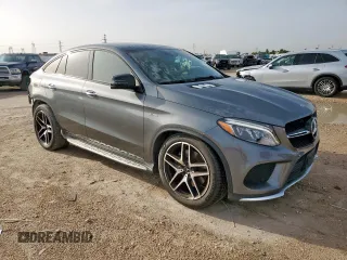 2017 Mercedes-Benz GLE 43 AMG z VIN 4JGED6EB4HA084672, wystawiony jako Copart lot #63087225 z przebiegiem 78 114 mil mil oraz Szkoda całkowita • Salvage title. Historia ofert i sprzedaży dostępna na DreamBid. Obrazek 4.