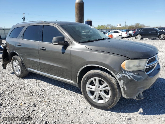 2011 Dodge Durango Crew with VIN 1D4RD4GG0BC725091, listed as a Copart auction lot 49276675 with 216,088 mi miles and Salvage Title. Bid and sale history available at carsss.com. Image 4.