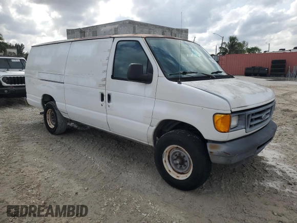 2006 Ford Econoline Cargo Commercial with VIN 1FTNS24W46HA45866, listed as a Copart auction lot 42109465 with 203,751 mi miles and Clean Title. Bid and sale history available at DreamBid. Image 4.