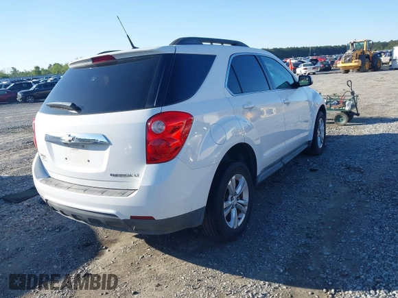 2013 Chevrolet Equinox LT with VIN 2GNALDEK1D6121587, listed as a IAAI auction lot 41985873 with 100,356 mi miles. Bid and sale history available at carsss.com. Image 4.