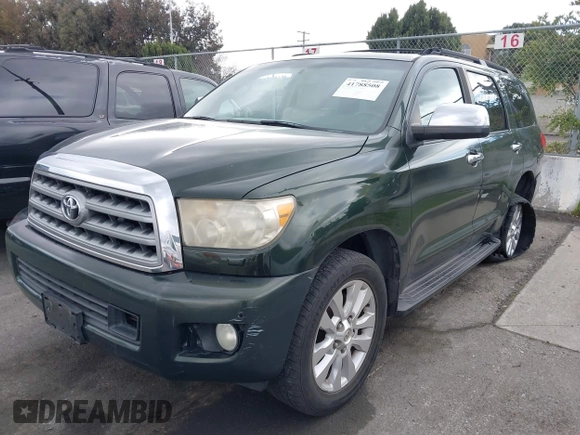 2010 Toyota Sequoia Platinum with VIN 5TDYY5G14AS022525, listed as a IAAI auction lot 41788508 with 205,415 mi miles. Bid and sale history available at carsss.com. Image 2.