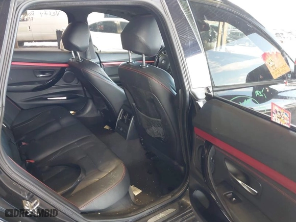 2014 BMW 3 Series Gran Turismo 328i xDrive with VIN WBA3X5C55ED242955, listed as a IAAI auction lot 41743111 with 71,095 mi miles. Bid and sale history available at carsss.com. Image 8.
