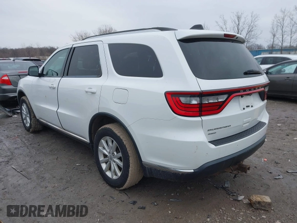 2015 Dodge Durango SXT with VIN 1C4RDJAG4FC760713, listed as a IAAI auction lot 41707354 with 174,216 mi miles and . Bid and sale history available at carsss.com. Image 3.