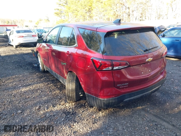 2024 Chevrolet Equinox LT with VIN 3GNAXUEG2RS243562, listed as a IAAI auction lot 41448840 with 3,004 mi miles and . Bid and sale history available at DreamBid. Image 3.