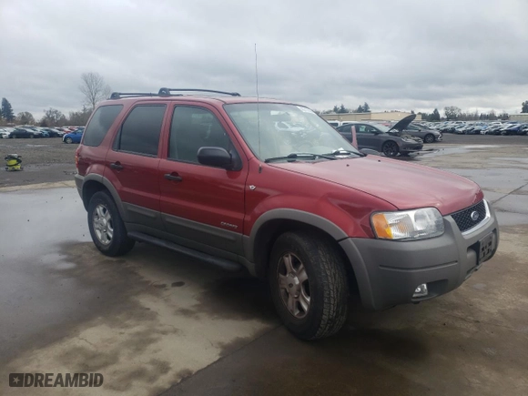 2001 Ford Escape XLT with VIN 1FMCU04101KA36194, listed as a Copart auction lot 43717295 with 72,265 mi miles and Salvage Title. Bid and sale history available at carsss.com. Image 4.
