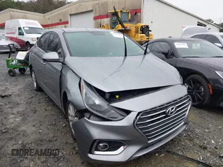 2021 Hyundai Accent SE with VIN 3KPC24A62ME144938, listed as a IAAI auction lot 41548682 with 50,967 mi miles. Bid and sale history available at carsss.com. Image 1.