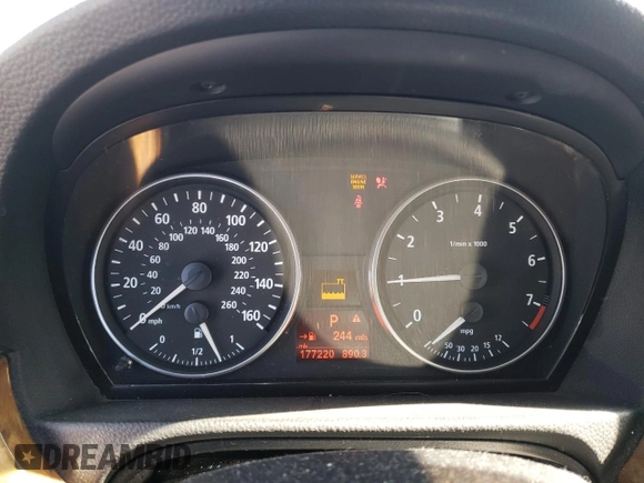 2006 BMW 3 Series 325xi with VIN WBAVD13516KV05787, listed as a Copart auction lot 42367735 with 177,220 mi miles and Salvage Title. Bid and sale history available at carsss.com. Image 9.
