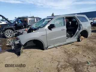 2022 Dodge Durango R/T z VIN 1C4SDJCT1NC193418, wystawiony jako Copart lot #49996925 z przebiegiem Nie podano mil oraz Szkoda całkowita • Salvage title. Historia ofert i sprzedaży dostępna na DreamBid. Obrazek 1.