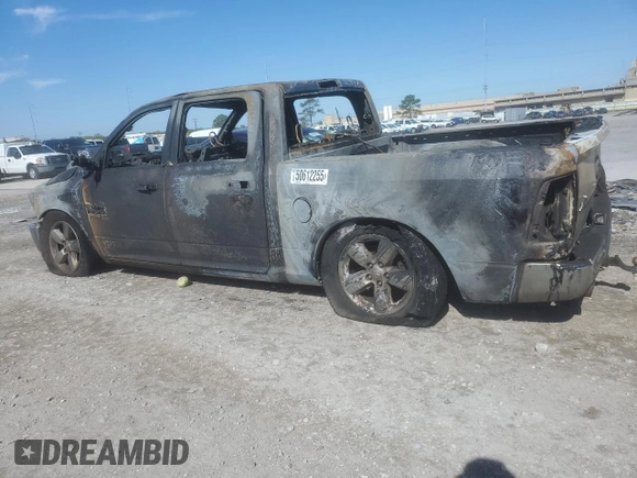 2016 Ram 1500 Lone Star with VIN 3C6RR6LT7GG288148, listed as a Copart auction lot 50612255 with 0 mi miles and Salvage Title. Bid and sale history available at carsss.com. Image 2.