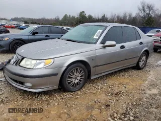 2005 Saab 9-5 Arc with VIN YS3ED49A353518650, listed as a Copart auction lot 44595085 with 220,098 mi miles and Clean Title. Bid and sale history available at carsss.com. Image 1.