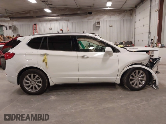 2019 Buick Envision Essence with VIN LRBFXCSA1KD033015, listed as a IAAI auction lot 41889135 with 43,417 mi miles and . Bid and sale history available at carsss.com. Image 13.