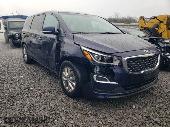 2021 Kia Sedona EX with VIN KNDMB5C11M6662525, listed as a Copart auction lot 44820825 with 53,520 mi miles and Salvage Title. Bid and sale history available at carsss.com. Image 4.