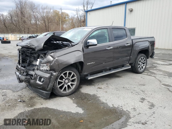 2020 GMC Canyon 4WD Denali with VIN 1GTG6EEN1L1134173, listed as a Copart auction lot 80079364 with 74,708 mi miles and Salvage Title. Bid and sale history available at carsss.com. Image 1.