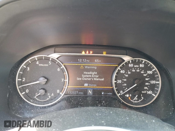 2019 Nissan Altima SR with VIN 1N4BL4CV8KC131019, listed as a Copart auction lot 43117245 with 132,327 mi miles and Salvage Title. Bid and sale history available at carsss.com. Image 9.