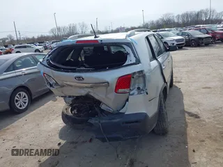 2011 Kia Sorento LX with VIN 5XYKT3A13BG144387, listed as a IAAI auction lot 42061865 with 67,457 mi miles. Bid and sale history available at carsss.com. Image 16.