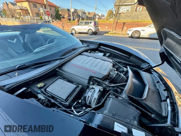 2019 Chevrolet Corvette 3LT with VIN 1G1YF3D73K5117449, listed as a Copart auction lot 87556195 with 53,655 mi miles and Salvage Title. Bid and sale history available at carsss.com. Image 7.