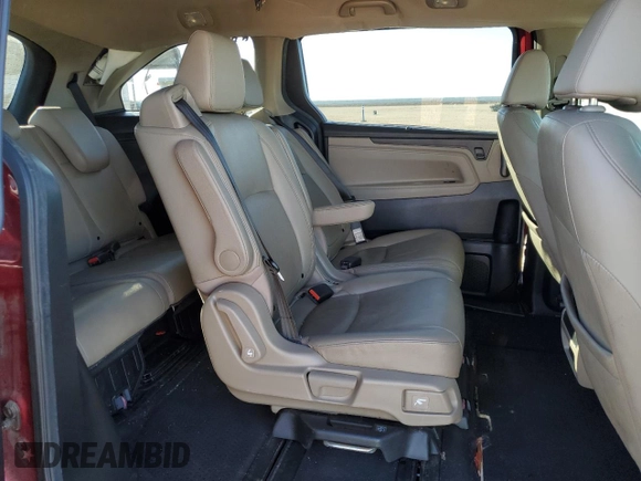 2022 Honda Odyssey EX-L with VIN 5FNRL6H70NB062087, listed as a Copart auction lot 46378875 with 69,965 mi miles and Salvage Title. Bid and sale history available at DreamBid. Image 12.