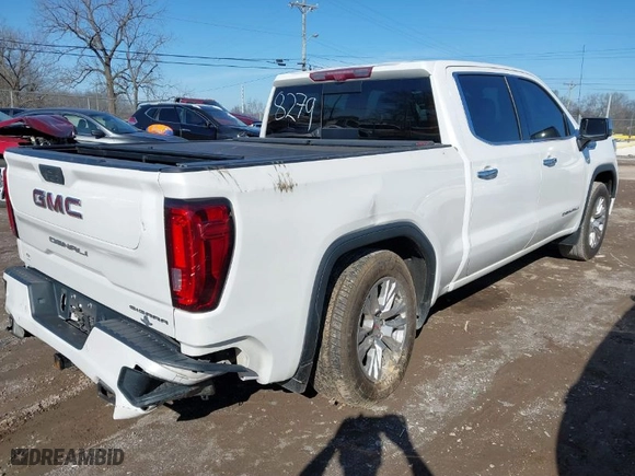 2020 GMC Sierra 1500 Denali with VIN 3GTP8FED2LG298279, listed as a IAAI auction lot 41445550 with 154,253 mi miles. Bid and sale history available at carsss.com. Image 4.