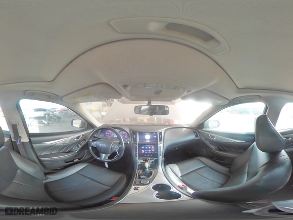 2015 Infiniti Q50 with VIN JN1BV7AP0FM334595, listed as a Copart auction lot 43240365 with 122,553 mi miles and Salvage Title. Bid and sale history available at carsss.com. Image 13.