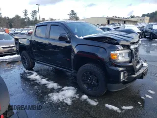 2022 GMC Canyon 4WD AT4 w/Leather with VIN 1GTG6FEN0N1297924, listed as a Copart auction lot 83185054 with 0 mi miles and Salvage Title. Bid and sale history available at carsss.com. Image 4.