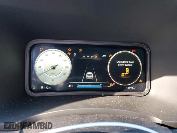 2023 Hyundai Kona N Line with VIN KM8K33A36PU995960, listed as a Copart auction lot 85613134 with 13,993 mi miles and Salvage Title. Bid and sale history available at carsss.com. Image 9.