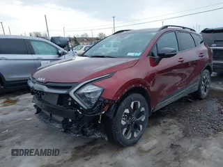 2023 Kia Sportage X-Line with VIN 5XYK6CAF0PG118758, listed as a IAAI auction lot 41682799 with 11,862 mi miles. Bid and sale history available at carsss.com. Image 2.