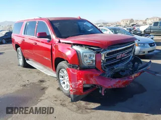 2015 GMC Yukon XL SLT with VIN 1GKS2HKC0FR585406, listed as a IAAI auction lot 41412441 with 210,321 mi miles. Bid and sale history available at carsss.com. Image 1.