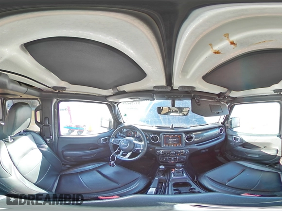 2020 Jeep Wrangler Unlimited Sahara Altitude z VIN 1C4HJXEG7LW312770, wystawiony jako Copart lot #81186294 z przebiegiem 56 926 mil mil oraz Szkoda całkowita • Salvage title. Historia ofert i sprzedaży dostępna na DreamBid. Obrazek 14.