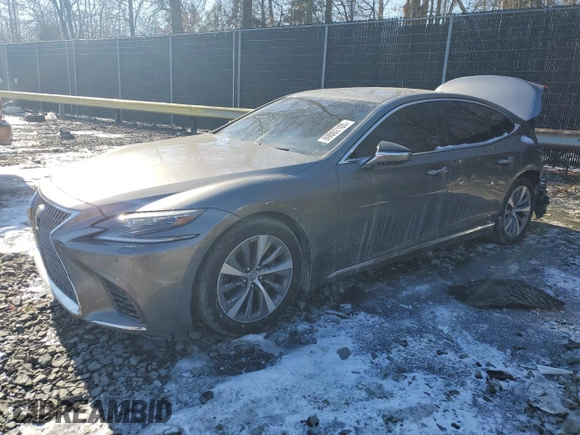 2018 Lexus LS 500 with VIN JTHC51FF5J5003978, listed as a Copart auction lot 89002105 with 119,472 mi miles and Salvage title. Bid and sale history available at DreamBid. Image 1.