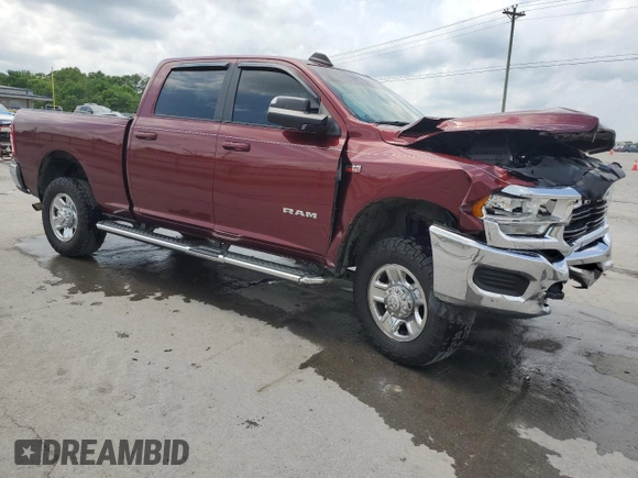 2021 Ram 2500 Big Horn with VIN 3C6UR5DJ7MG556130, listed as a Copart auction lot 54863635 with 220,125 mi miles and Salvage title. Bid and sale history available at DreamBid. Image 4.