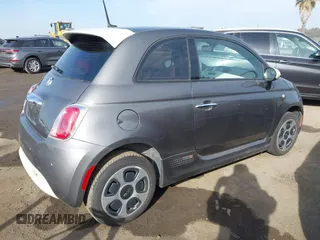 2013 FIAT 500e with VIN 3C3CFFGE6DT727575, listed as a IAAI auction lot 41613686 with 86,912 mi miles. Bid and sale history available at carsss.com. Image 4.