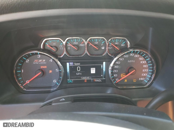 2017 Chevrolet Silverado 1500 LT with VIN 3GCUKREC0HG295398, listed as a Copart auction lot 47658005 with 146,645 mi miles and Salvage Title. Bid and sale history available at carsss.com. Image 9.